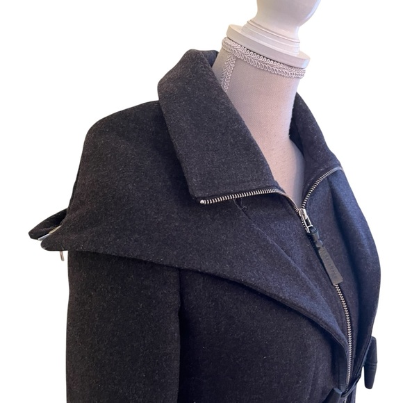 Mackage Gray Wool/Cashmere Zipper Toggle "Steffy" Jacket S - Picture 7 of 15